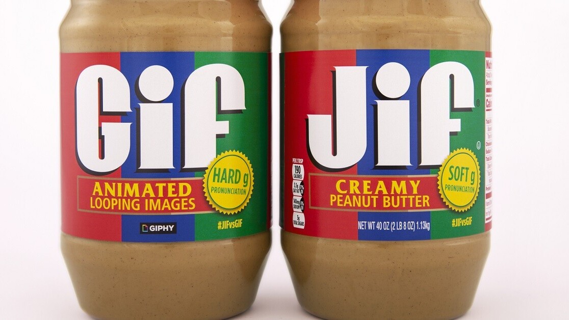 This Giphy/Jif peanut butter collab over GIF pronunciation is a no-brainer