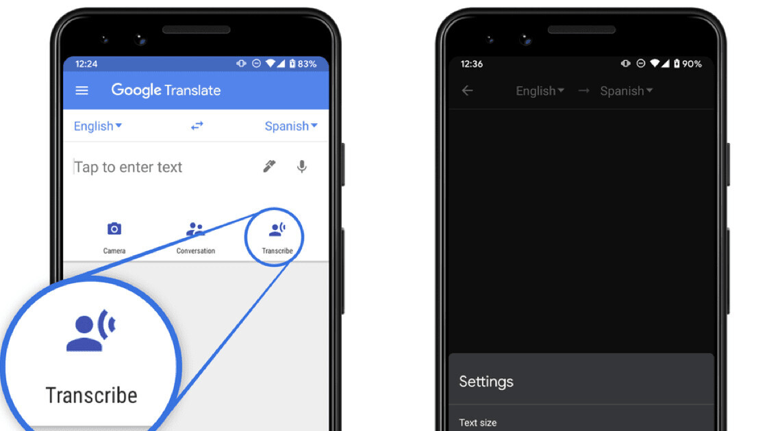 Google Translate launches real time transcription feature in eight languages