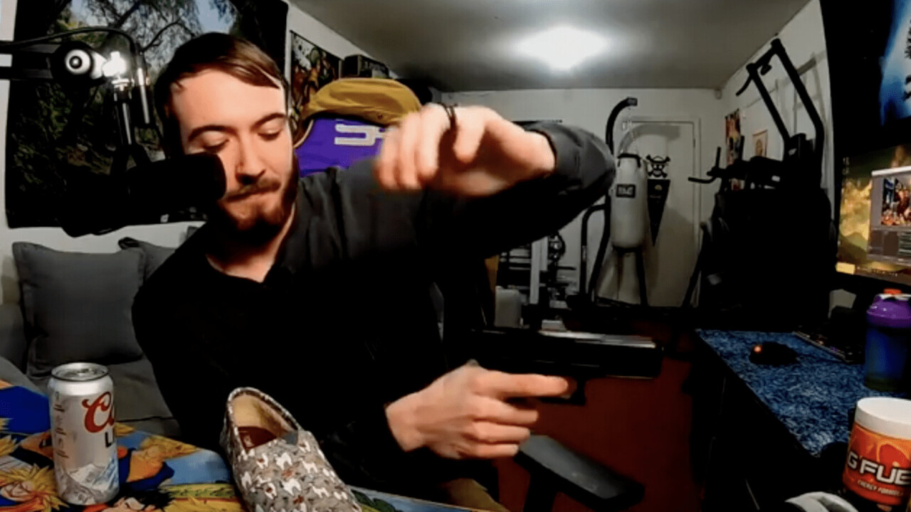 Twitch streamer cancelled for firing a gun into his monitor during livestream