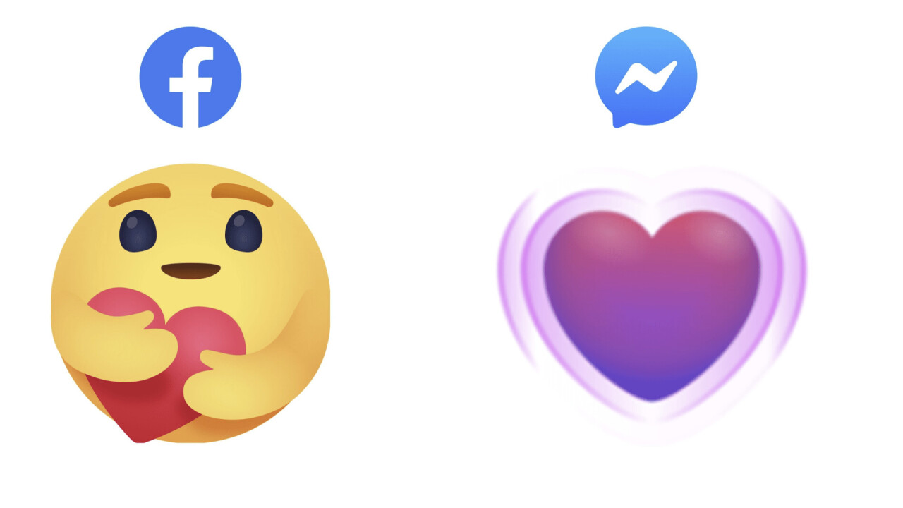 Facebook is adding a ‘hug’ reaction to show you care during the COVID-19 pandemic