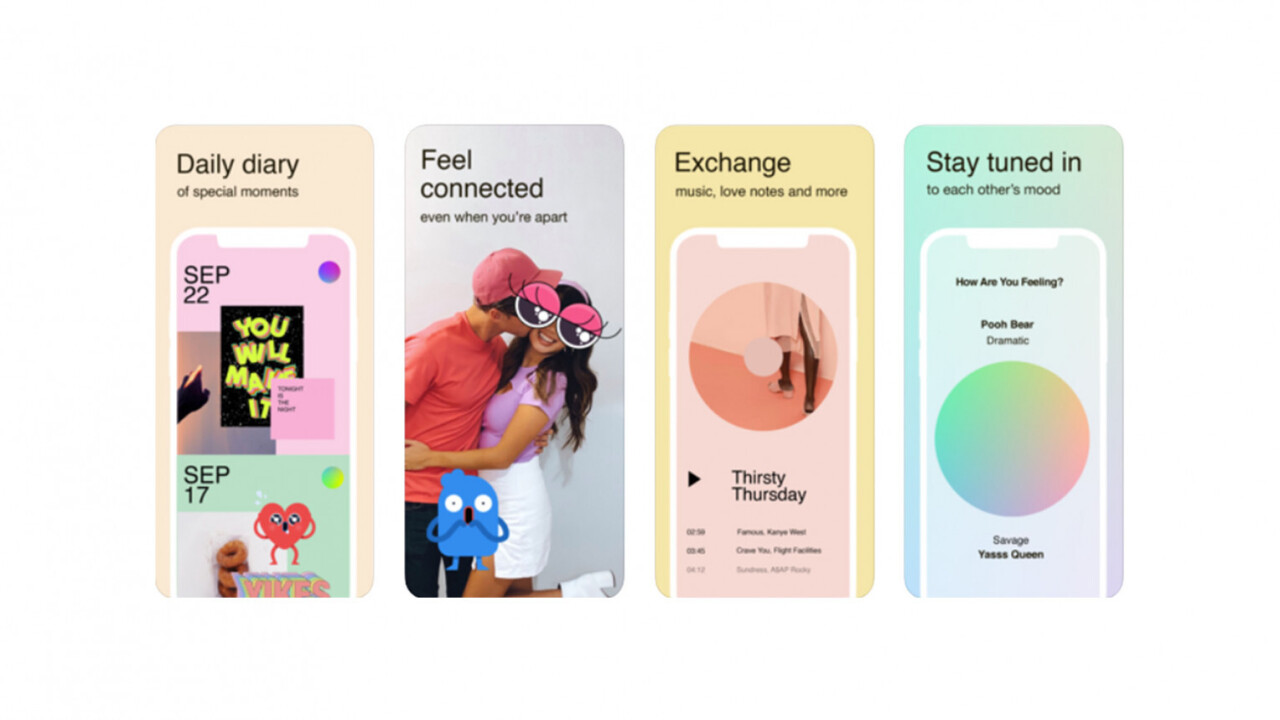 Facebook launches Tuned, a scrapbook messaging app just for couples (with  iPhones)