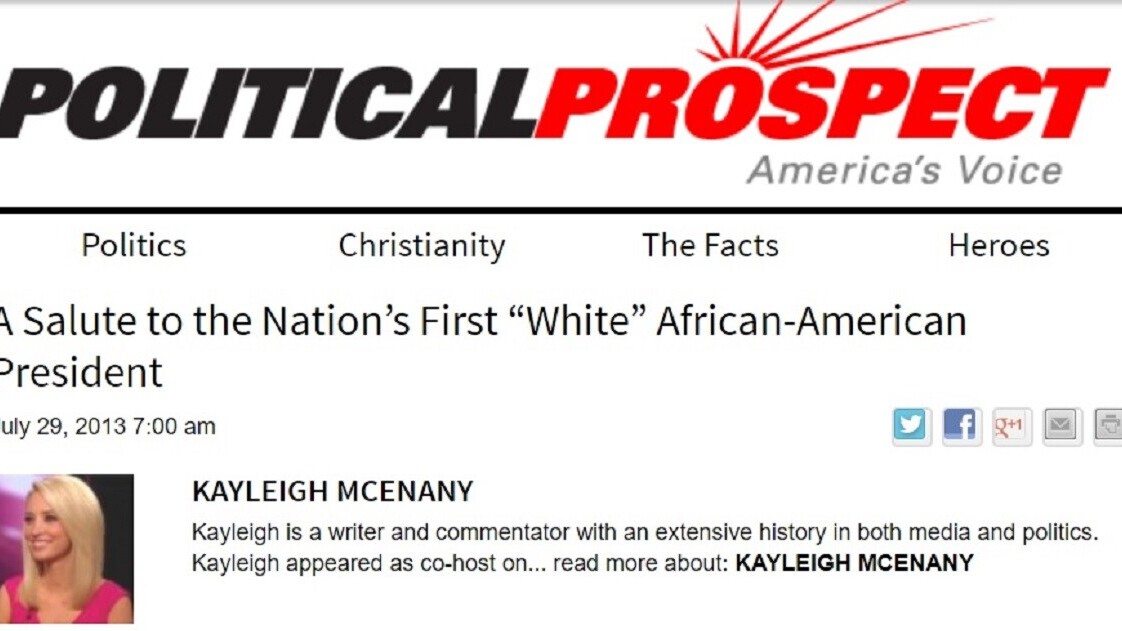 New US Press Secretary Kayleigh McEnany ran a racist, right-wing conspiracy blog