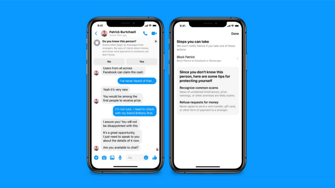 Facebook’s using AI to find scammers and imposters on Messenger