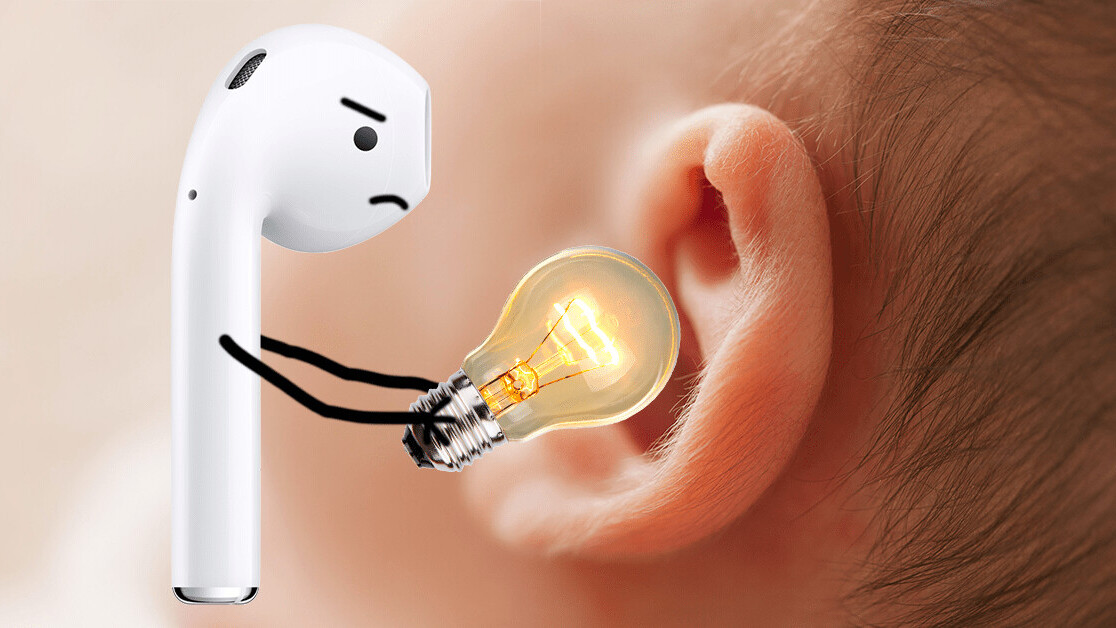 Future AirPods might jam light sensors into your ears because… health