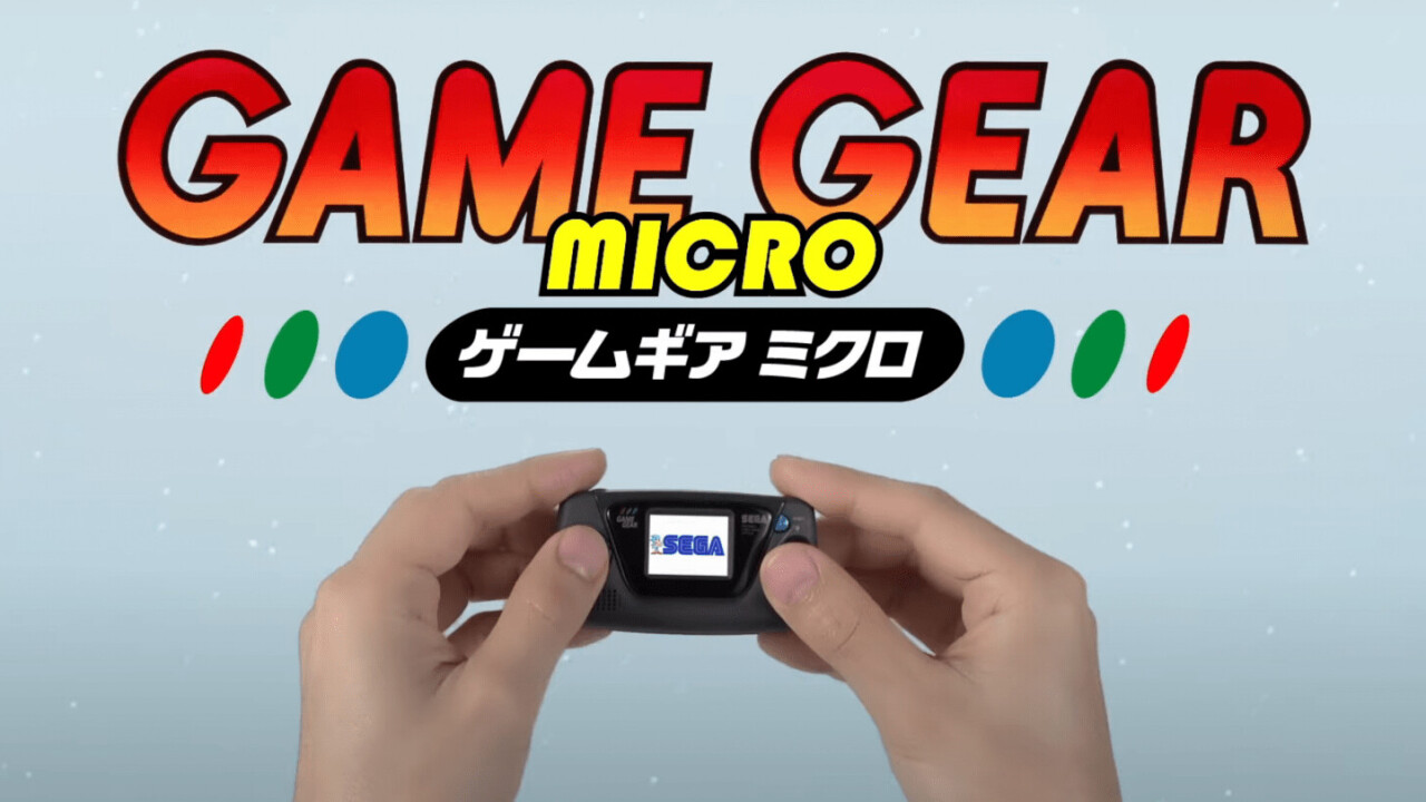 Sega announces a tiny Game Gear Micro launching in October