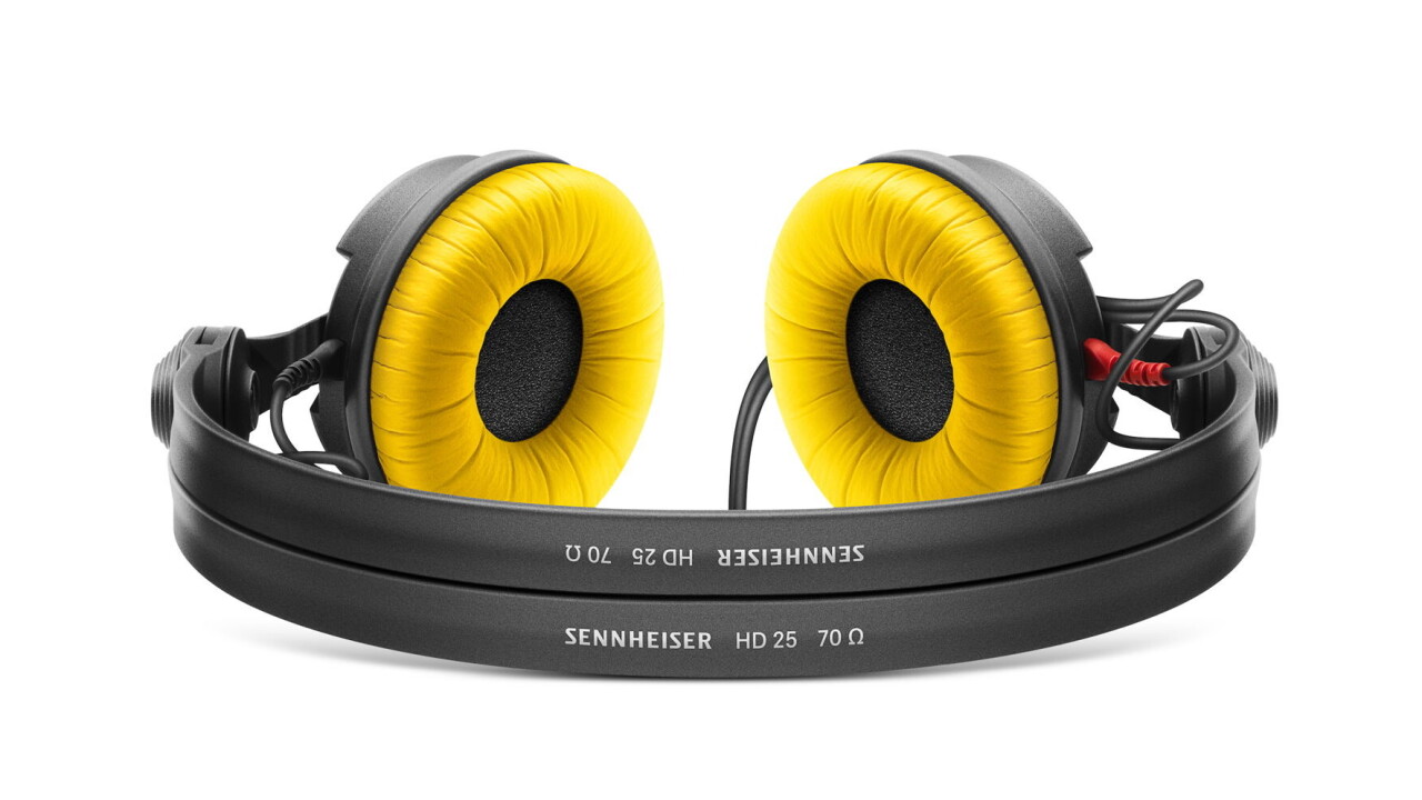 Sennheiser celebrates classic HD 25 headphones with a price cut and limited color