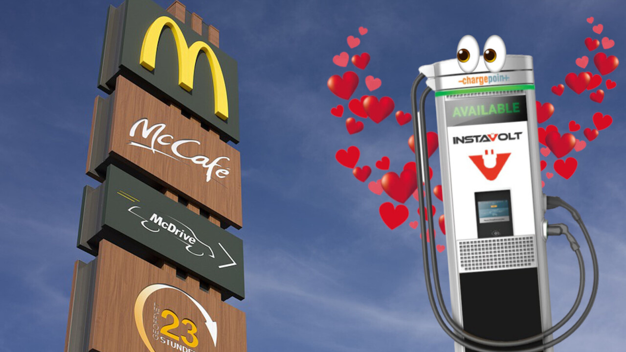 McDonald’s will add EV chargers to hundreds of its UK restaurants — and I’m lovin’ it