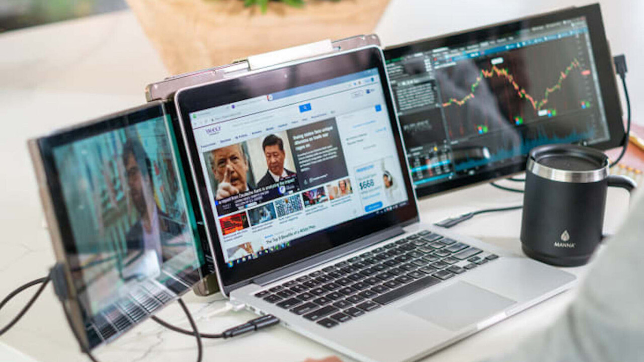 How about a triple screen laptop? The Mobile Pixels Trio makes it happen