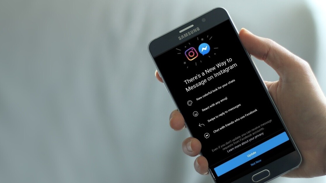 Facebook begins the Instagram DM and Messenger merge