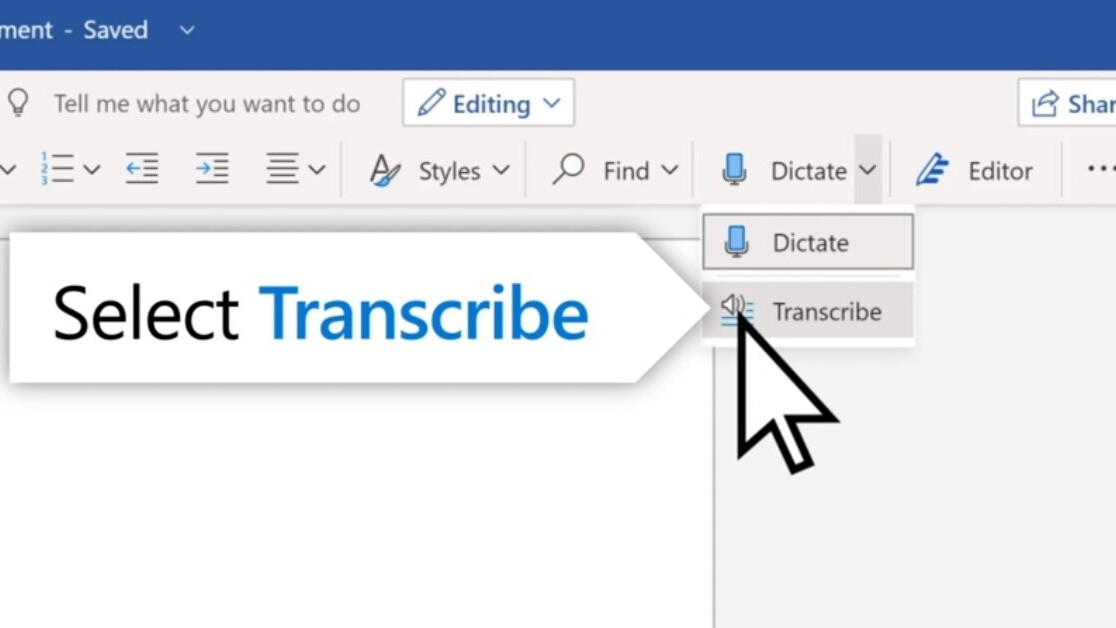 How to use Microsoft Word’s new ‘Transcribe’ tool