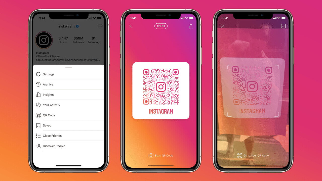 Instagram rolls out proper QR codes to let you follow accounts quickly