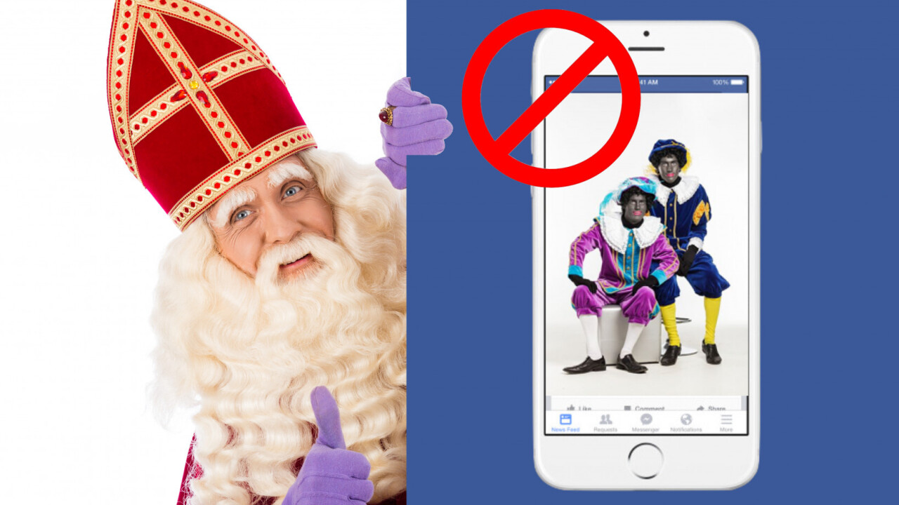 Facebook is banning controversial Dutch character ‘Zwarte Piet’