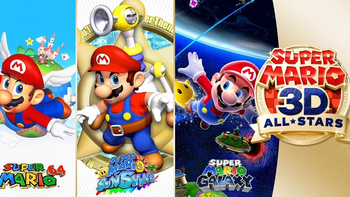 Nintendo finally ports Super Mario 64, Sunshine, and Galaxy to Switch