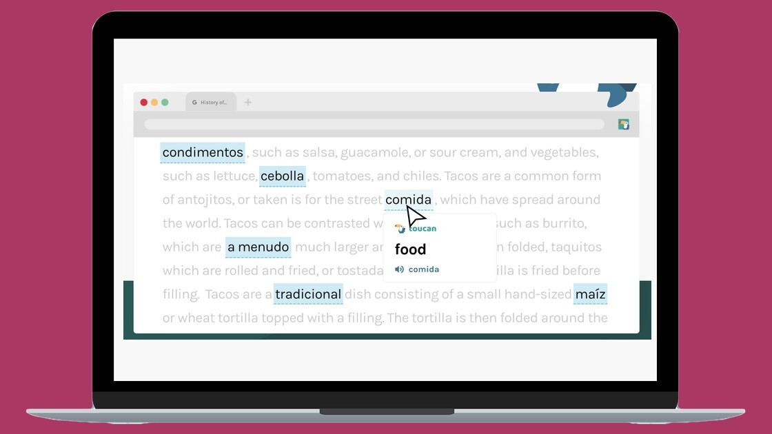 This browser extension helps you learn words in other languages while reading online