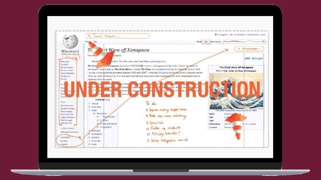 Wikipedia’s desktop site is getting a revamp for the first time in 10 years