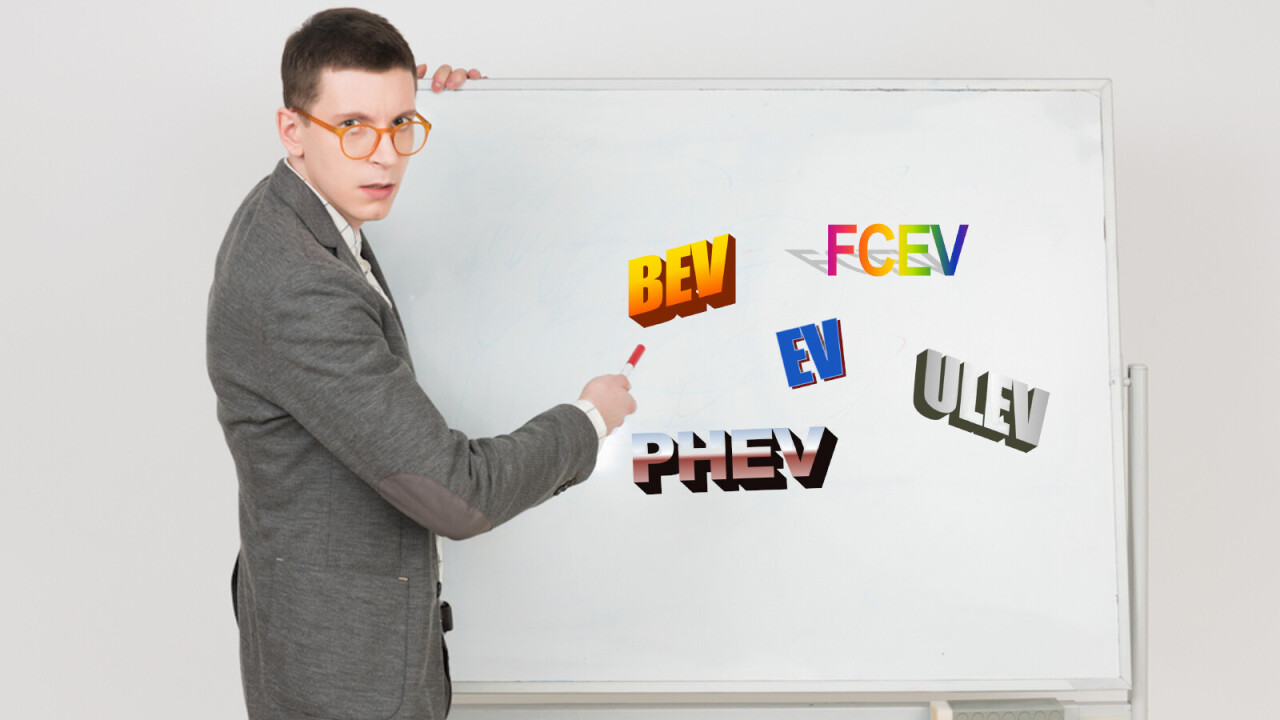 Electric vehicle acronym guide: Know your BEVs from FCEVs from PHEVs from ULEVs