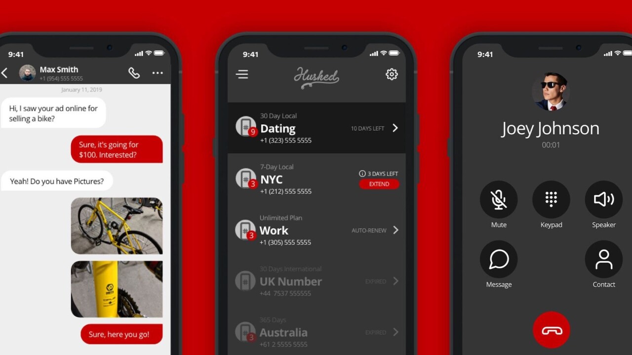 Hushed is the second private phone number you’ve always wanted. And it’s on sale