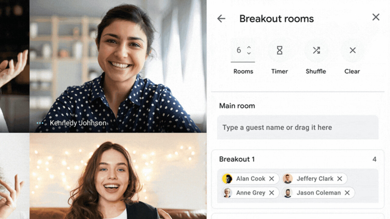 Google Meet will let you create breakout rooms within your video calls