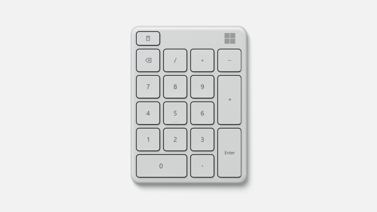 Microsoft Made A 25 Bluetooth Number Pad For Your Surface