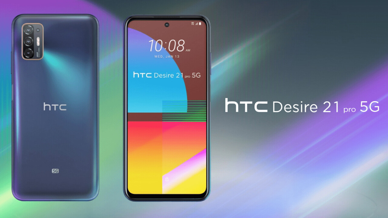 HTC is apparently still making phones, announces the Desire 21 Pro 5G