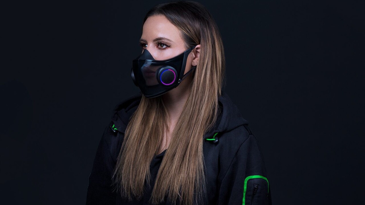 Razer shows off a super extra mask at CES — I want it on my face