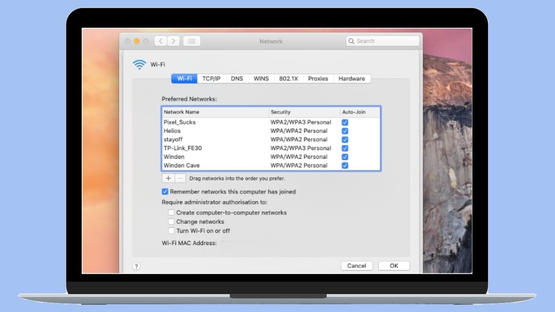 How to change priority of WiFi networks on your Mac