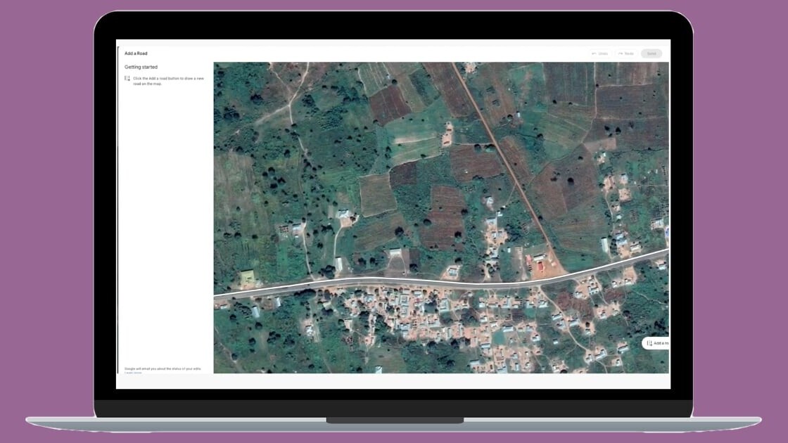 Here’s how you can draw a missing road on Google Maps