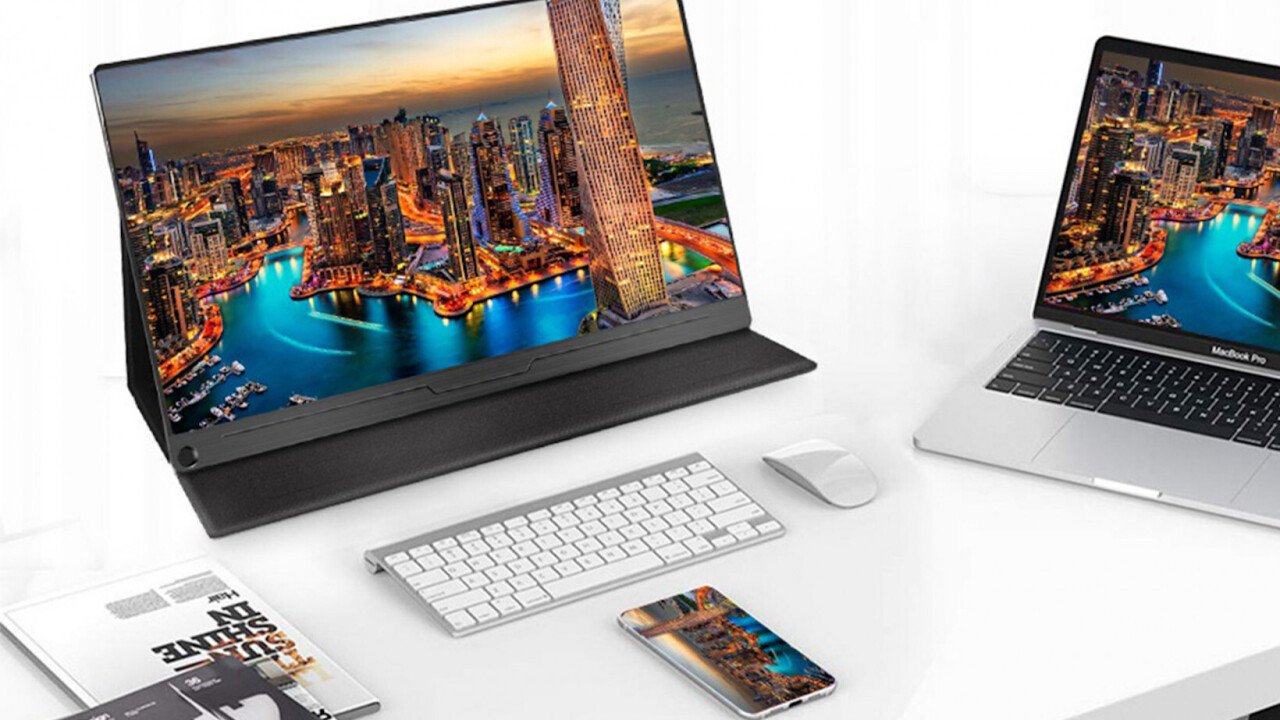 The portable monitor is perfect for on-the-go work or play. And it’s under $200