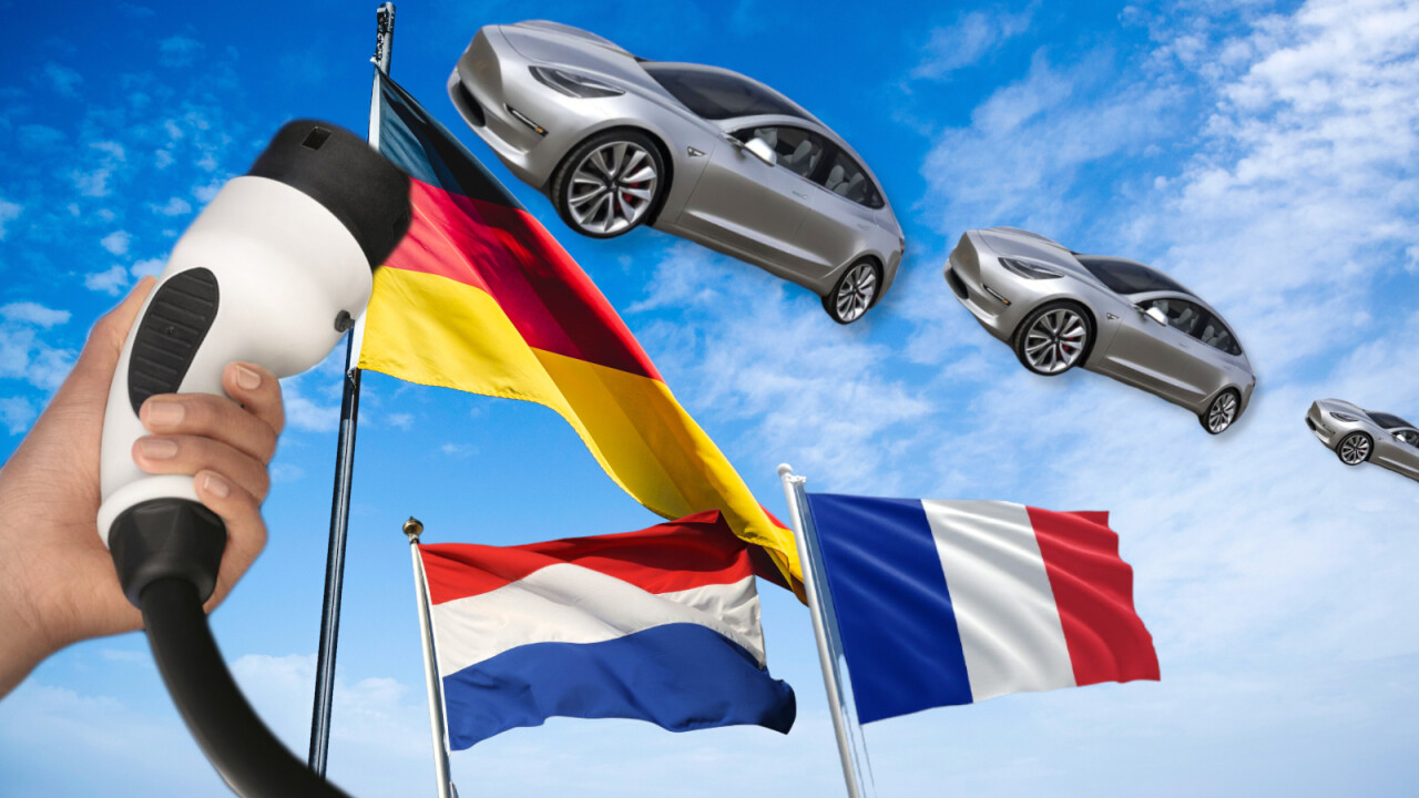 Tesla Model 3 dominates all other EVs in France, Germany, and the Netherlands