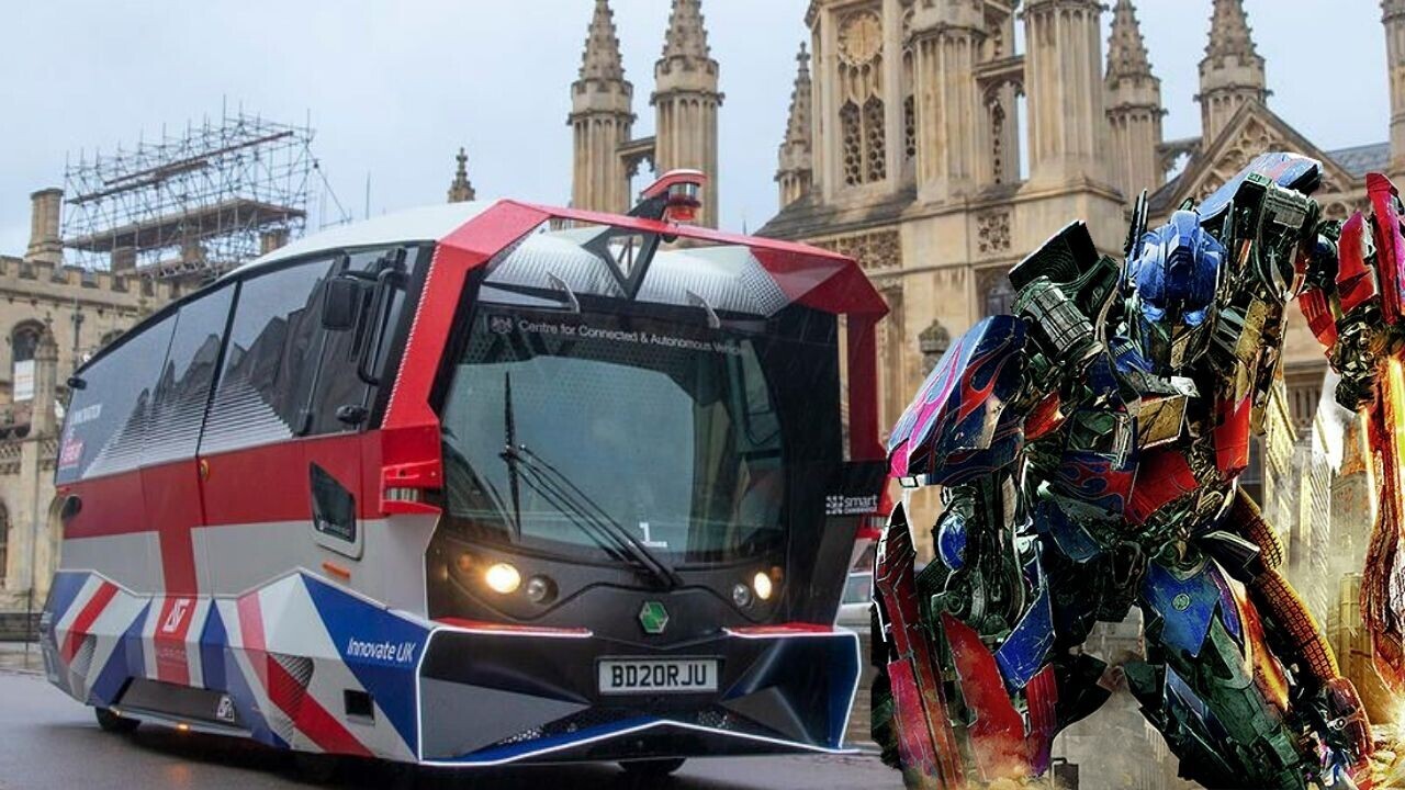 Britain’s first self-driving shuttle bus hits the streets, but scares passengers away