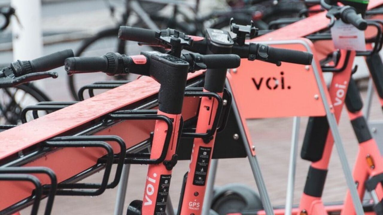 The UK is getting new escooter parking racks to reduce street hazards and help the blind