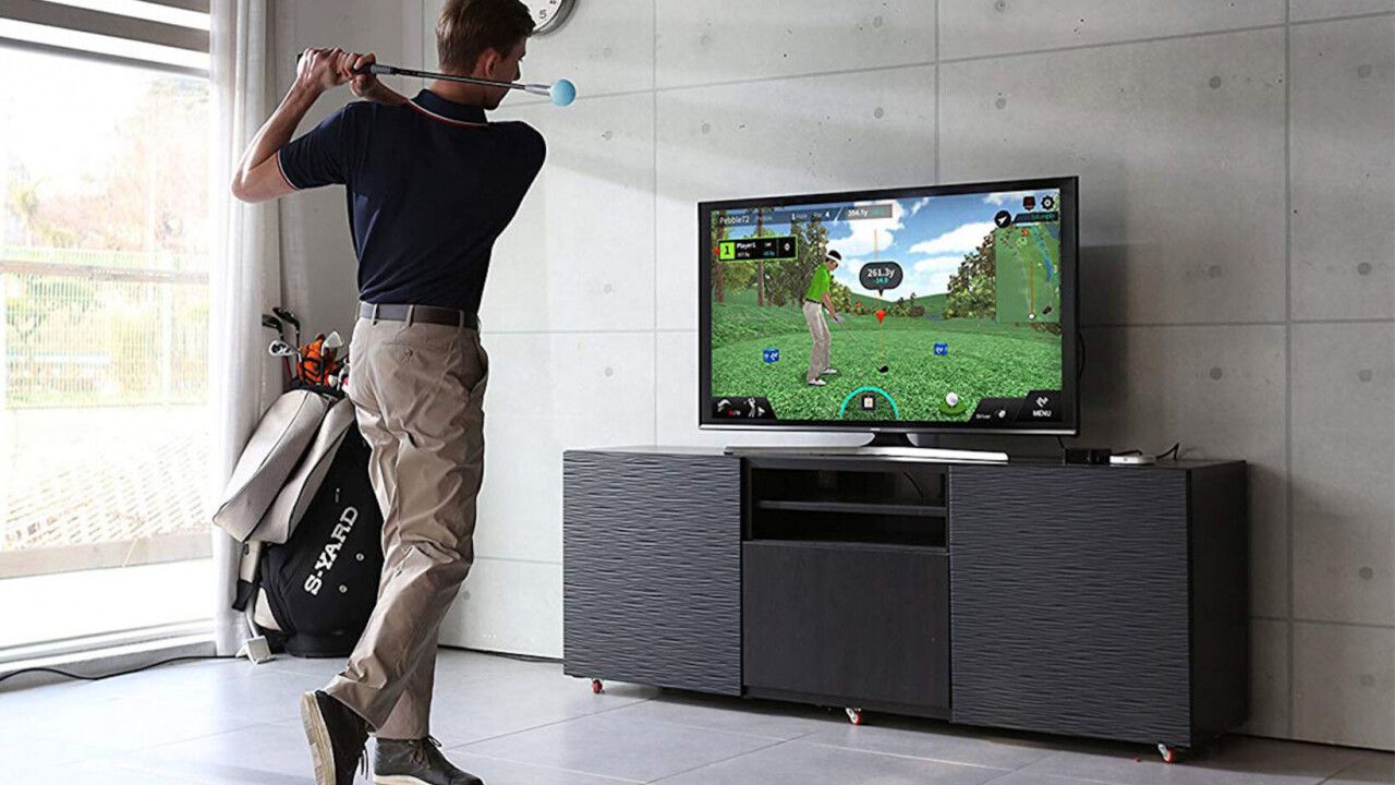 PhiGolf brings real golf swings and photorealistic world famous courses into your home