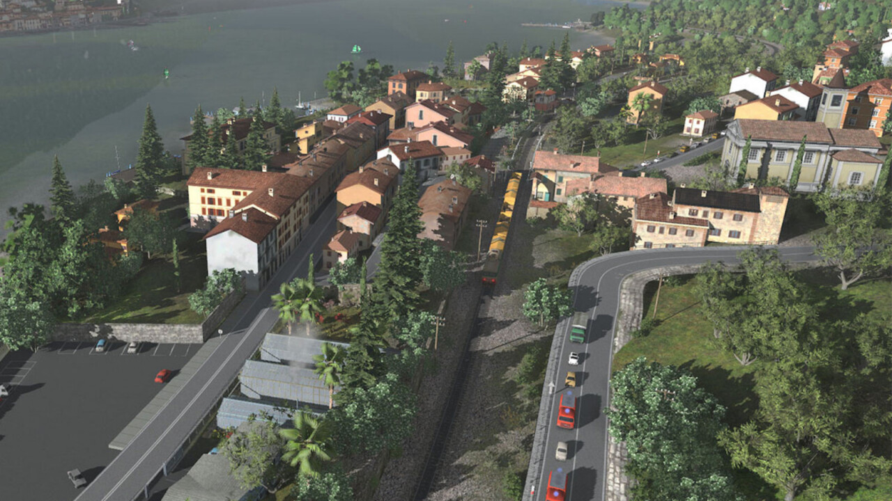 The Trainz Railroad Simulator lets you drive trains and build an entire world around your rails