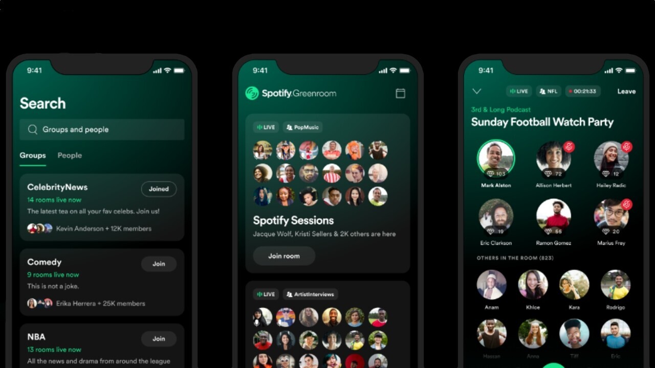 Just when you thought Clubhouse clones were over, Spotify launches Greenroom