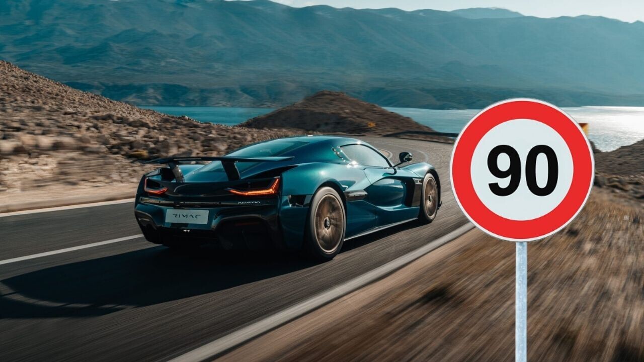 Rimac Nevera test driver succumbs to temptation, hits illegal 232kph on public road