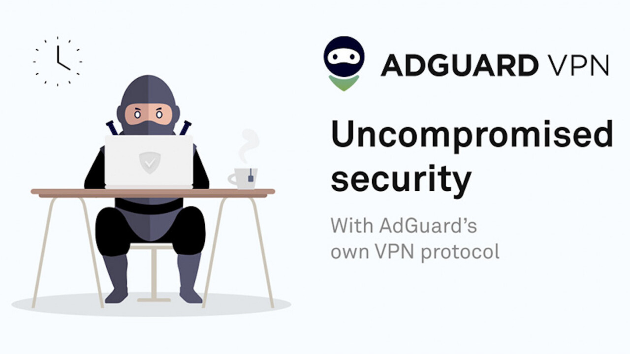 AdGuard’s VPN service covers you with 5 years of staunch online protection for $8 a year