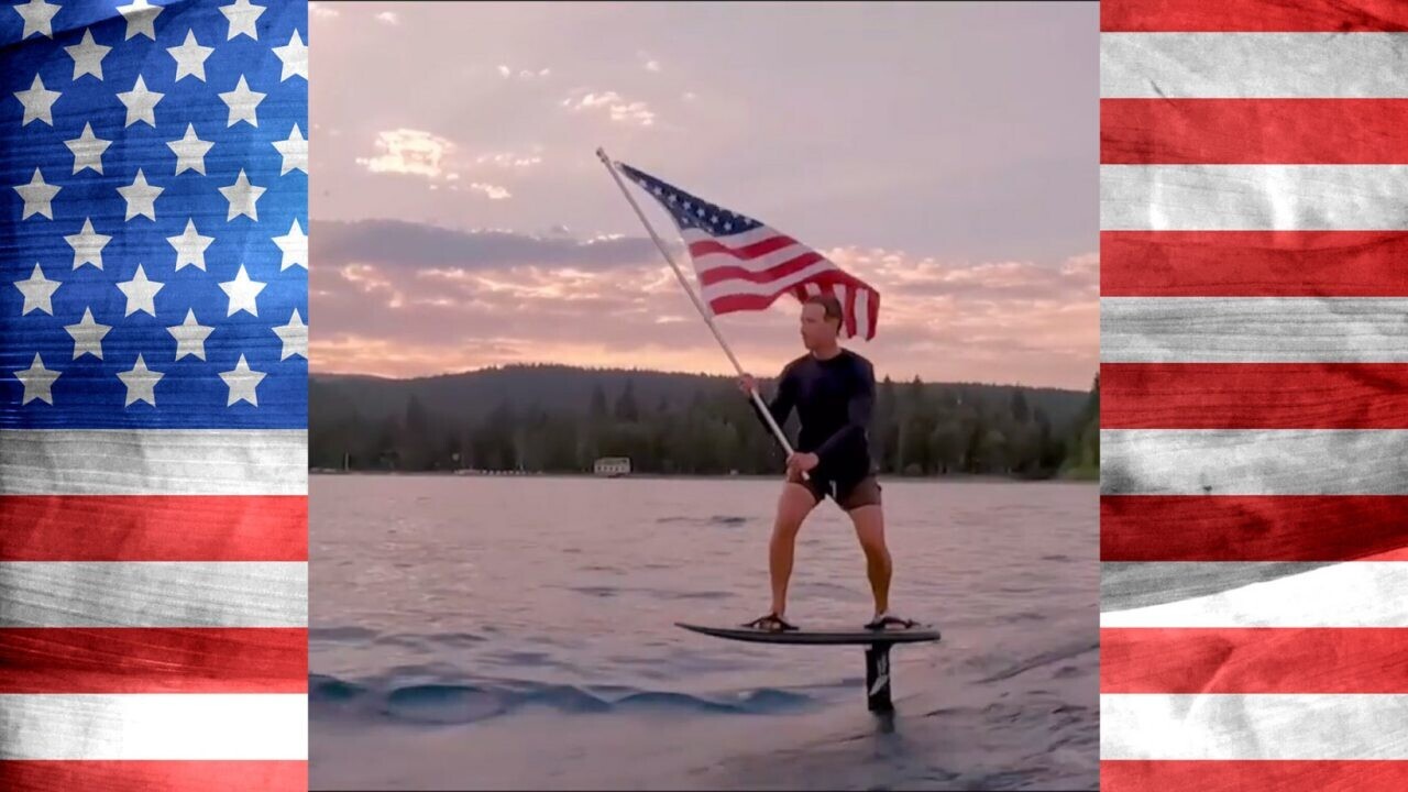 Zuck went full ‘murica for July 4