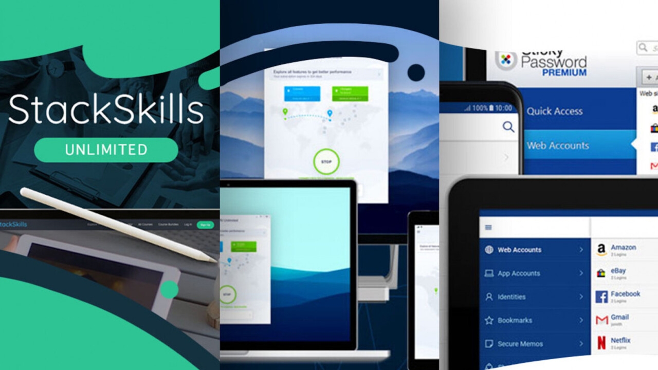 Get over 1,000 training courses, a killer VPN, and full password protection for $49.99