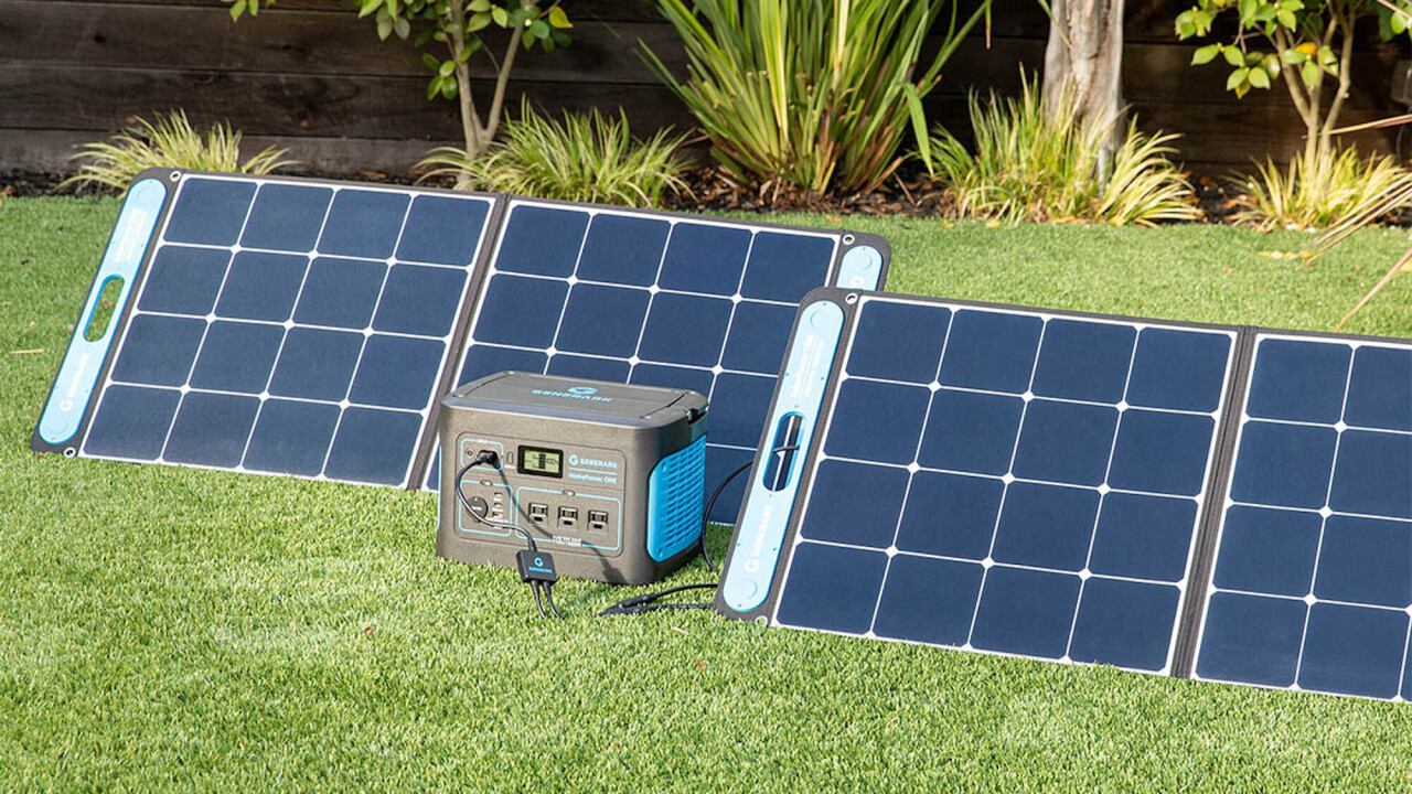 This portable battery station and solar panel are the power backup every homeowner needs at almost $500 off