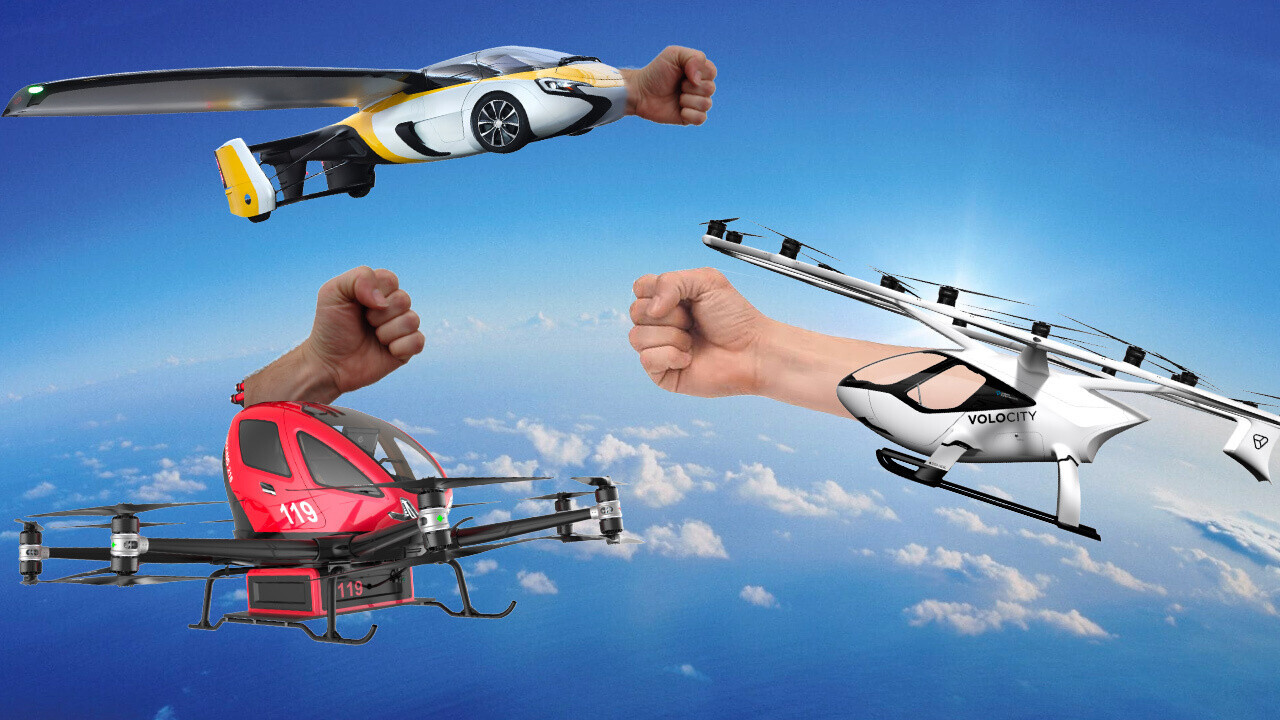 Flying cars, air taxis, and passenger drones fight for the skies