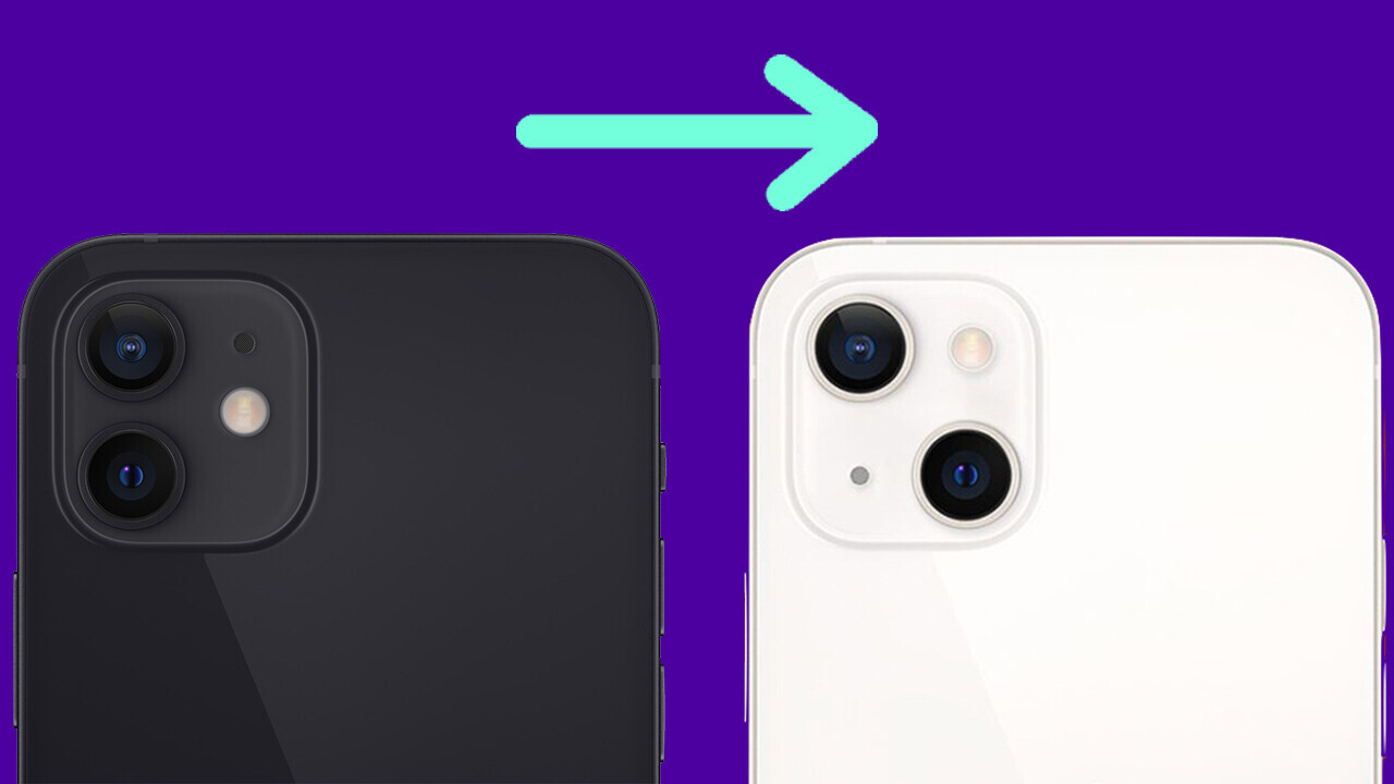 Why did Apple change the camera position on the iPhone 13?