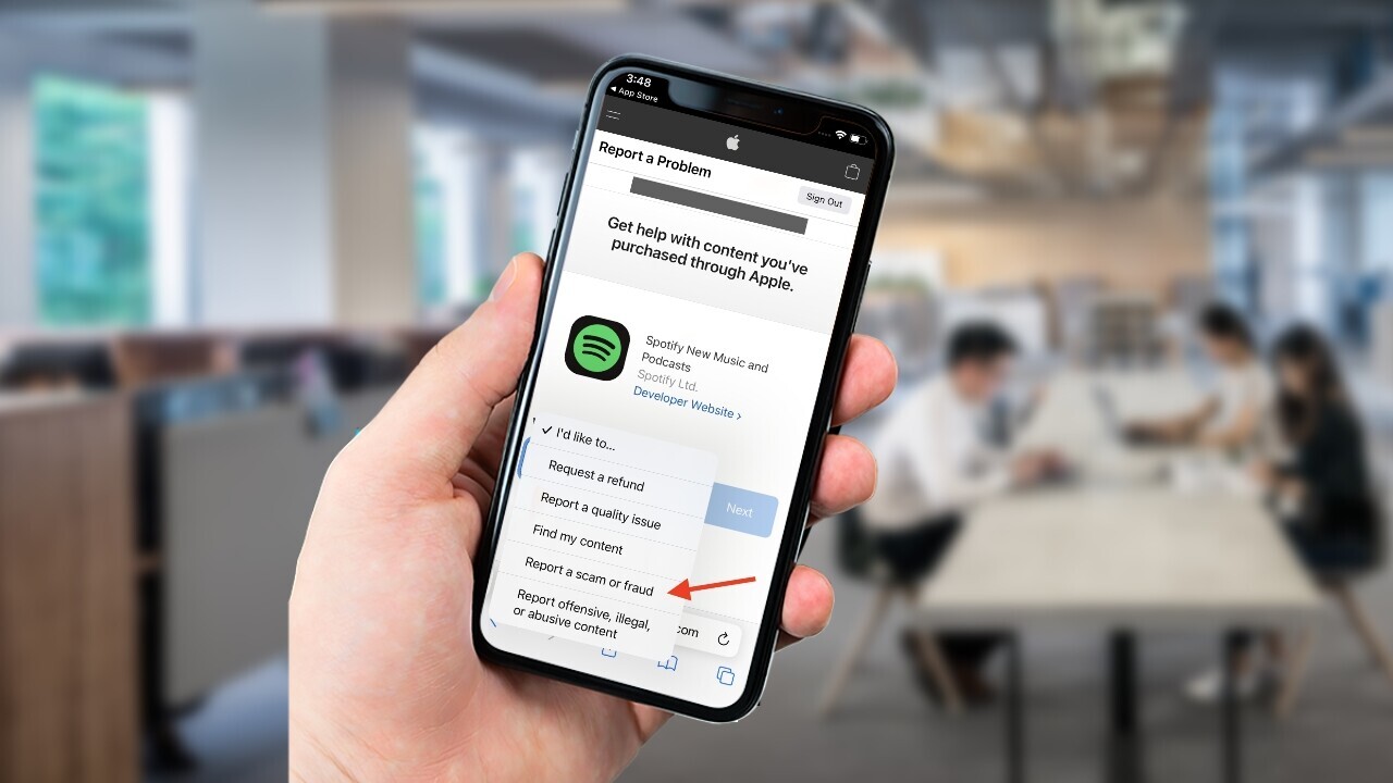 How to report scam apps in the App Store