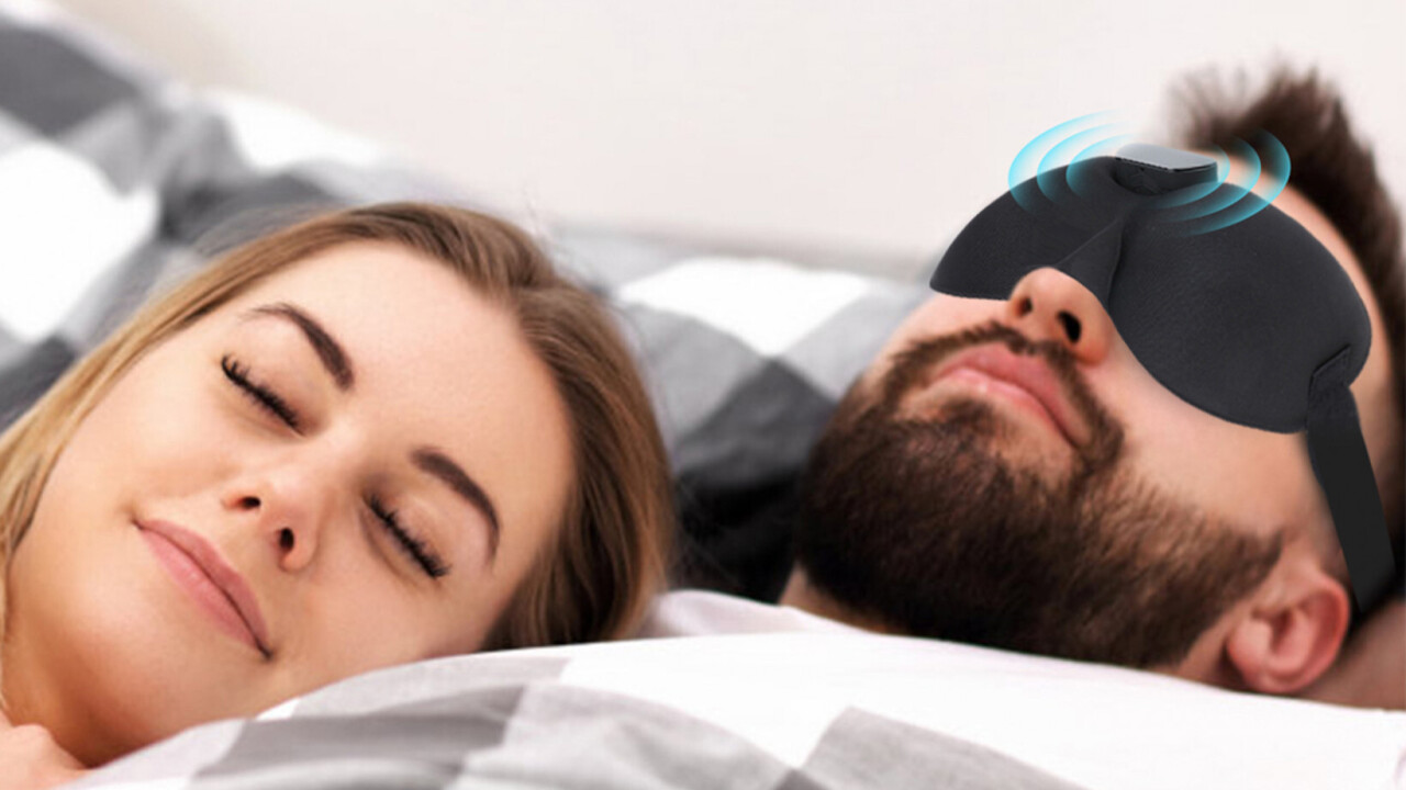 If you suffer from snoring, this smart eye mask could stop the rumble in its tracks