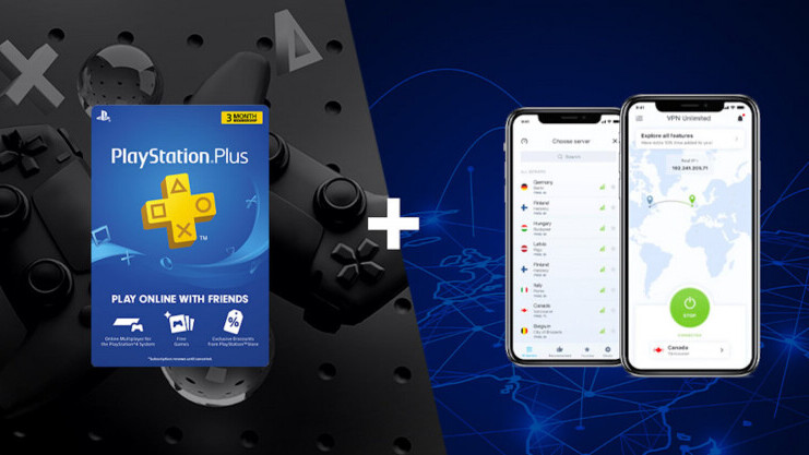 Grab a year of PlayStation Plus and a lifetime of VPN Unlimited at