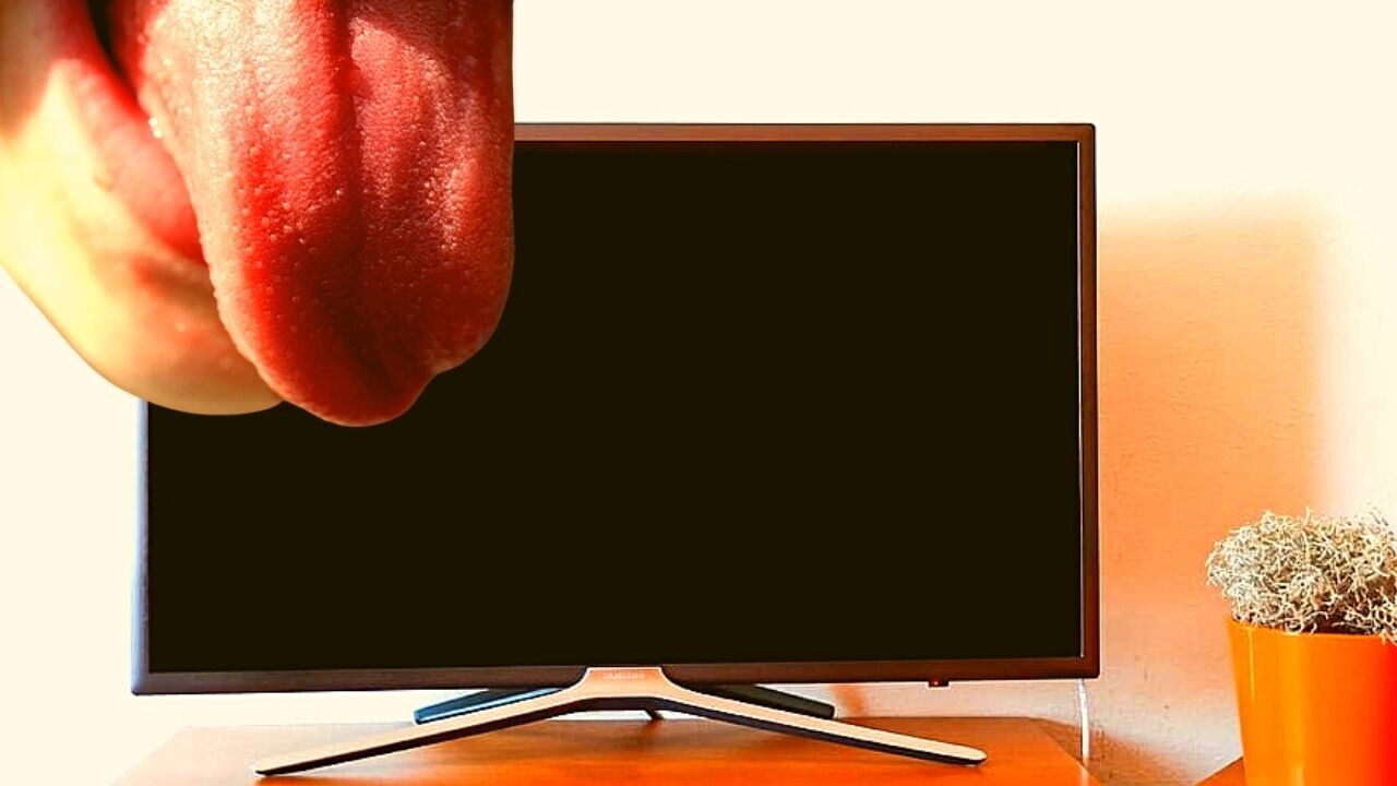 Japanese researcher creates lickable TV screen because god is dead