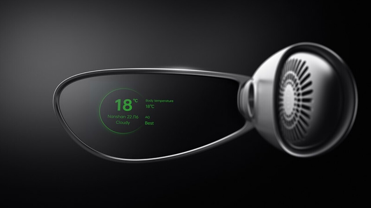 Oppo’s monocle-style Air Glass wearable looks fit for a Bond villain