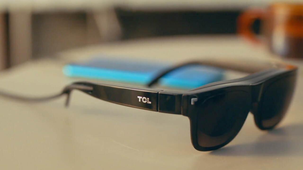 Wearing TCL’s new smart glasses is like strapping a giant monitor to your face