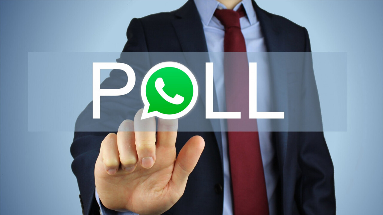 WhatsApp’s upcoming polls feature will be way more useful than you think