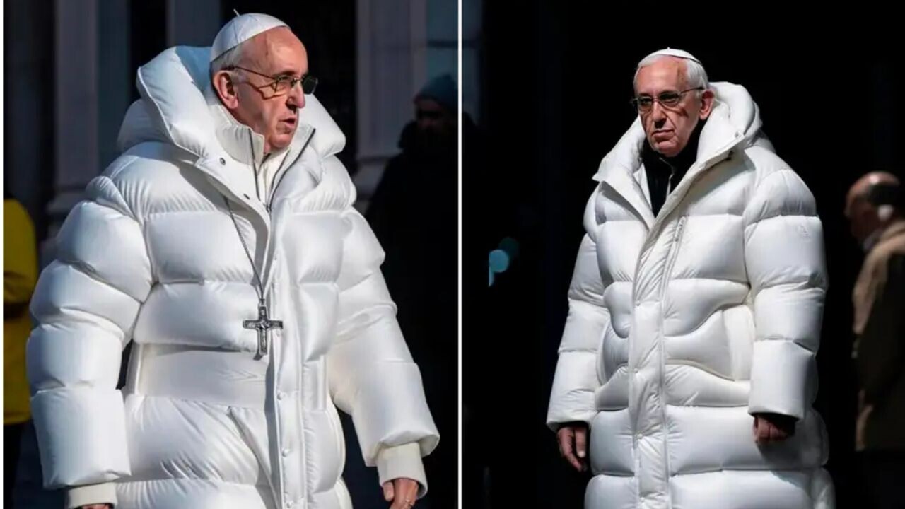 Opinion: The AI pope coat is the shape of hyperreality to come