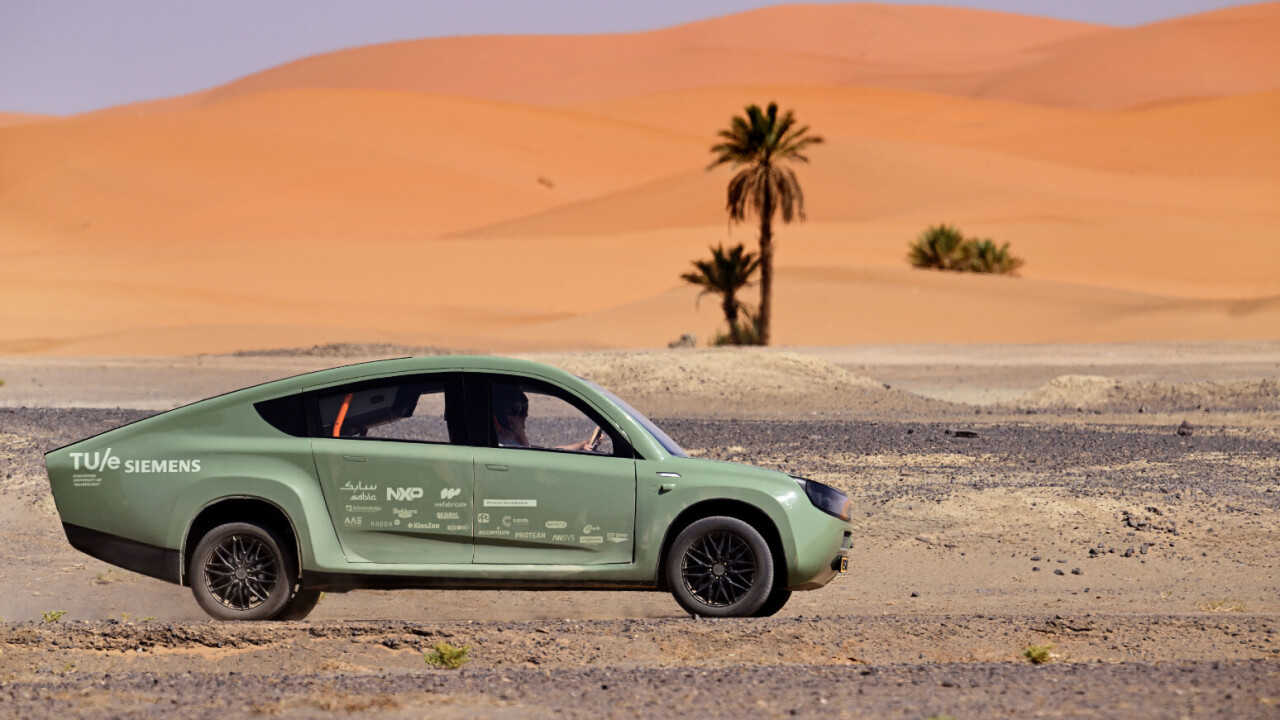 Dutch solar EV completes 1,000km test drive through the desert